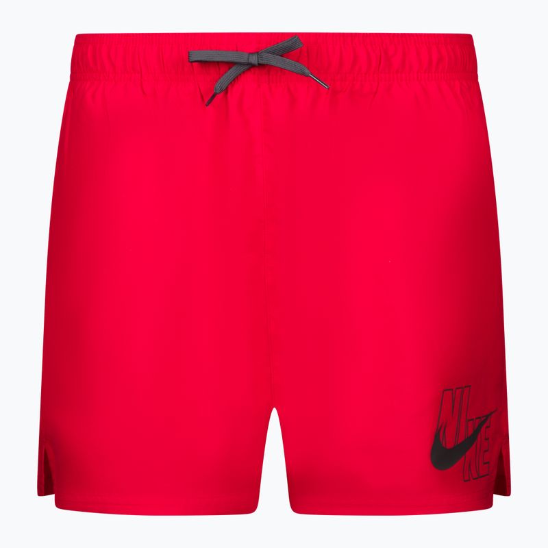 Pánské plavecké šortky Nike Logo Solid 5" Volley červené NESSA566-614