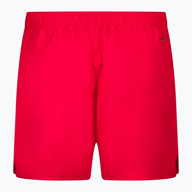 Pánské plavecké šortky Nike Logo Solid 5" Volley červené NESSA566-614 2