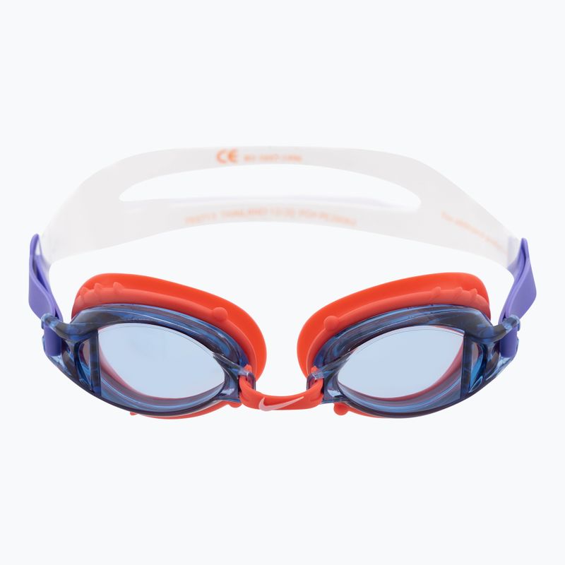Dětské plavecké brýle Nike CHROME JUNIOR červenobílé NESSA188-633 2