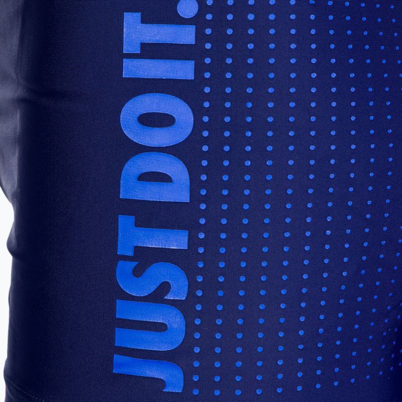 Pánské plavecké boxerky Nike Just Do It tmavě modré NESSA545-440 3
