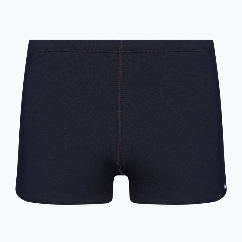 Pánské plavecké boxerky Nike Hydrastrong Solid Square Leg černé NESSA002-001