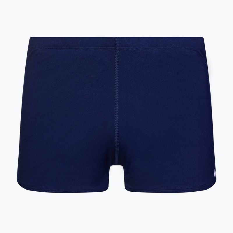 Pánské plavecké boxerky Nike Hydrastrong Solid Square Leg navy NESSA002-440