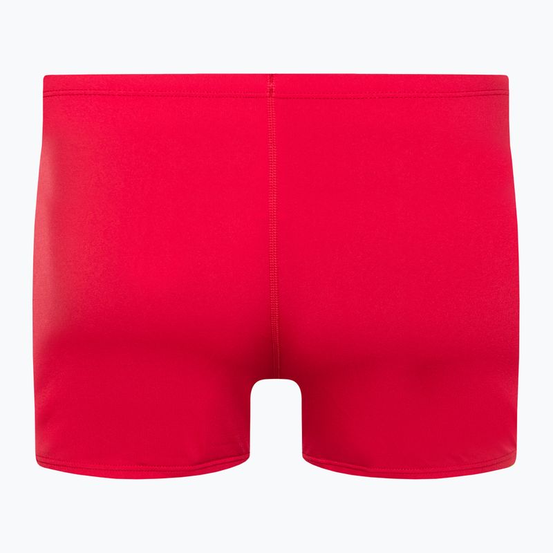 Pánské plavecké boxerky Nike Hydrastrong Solid Square Leg červené NESSA002-614 2