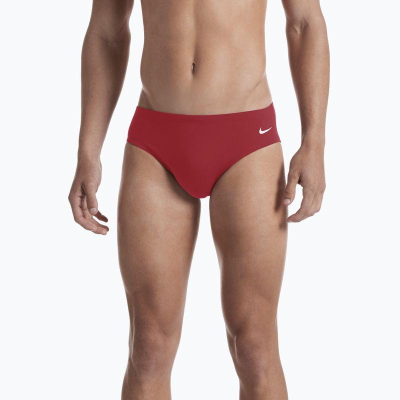 Pánské plavky Nike Hydrastrong Solid Brief červené NESSA004-614 7