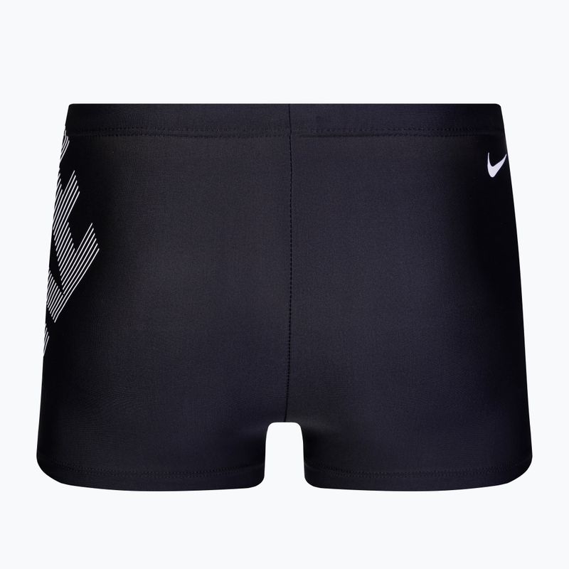 Pánské plavecké boxerky Nike Tilt Logo Aquashort černé NESSA010-001 2