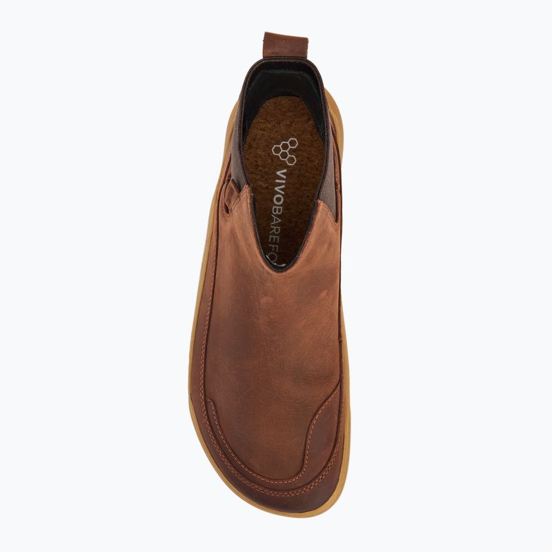 Dámské barefoot boty Vivobarefoot Gobi Chelsea cinnamon 5