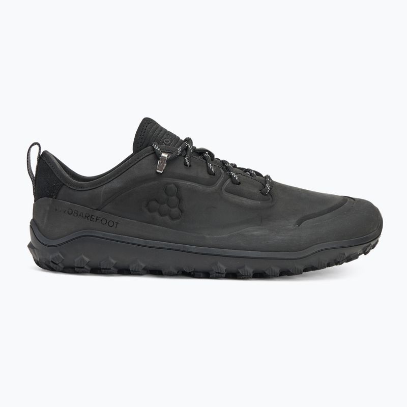 Pánské barefoot boty Vivobarefoot Tracker Leather Low obsidian 2