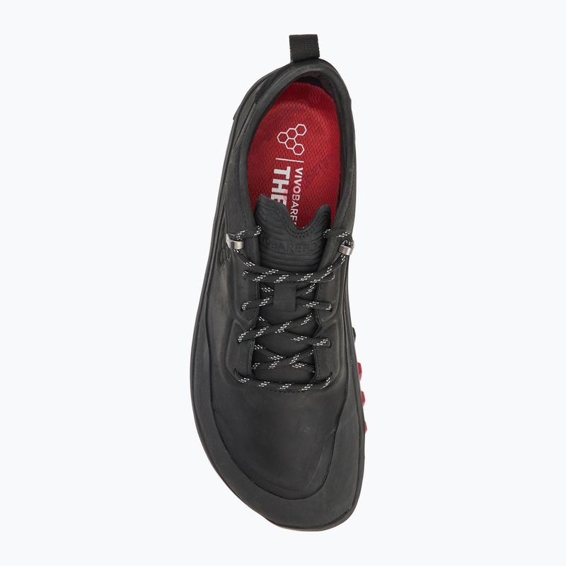 Pánské barefoot boty Vivobarefoot Tracker Leather Low obsidian 5