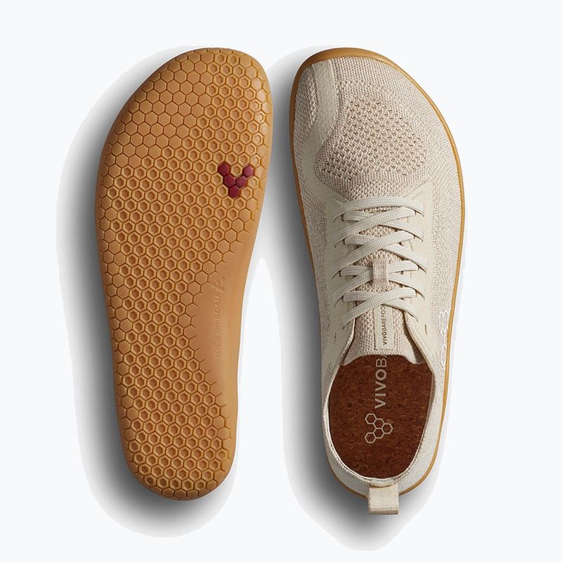 Pánské barefoot boty Vivobarefoot Primus Lite Knit egret 11