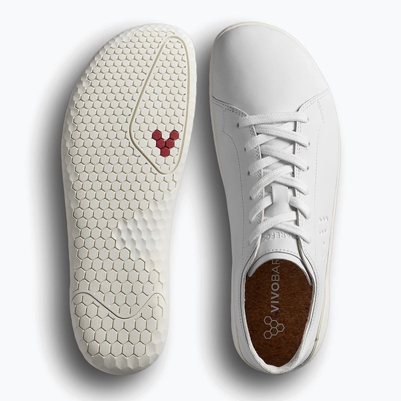 Pánské barefoot boty Vivobarefoot Geo Court IV bright white 5