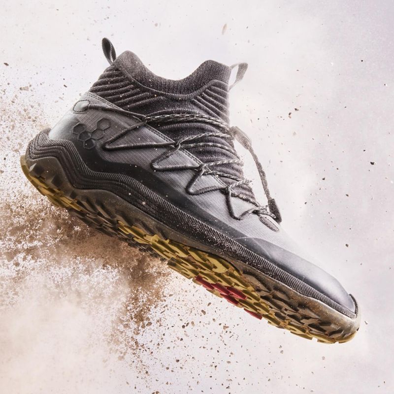 Pánské barefoot boty Vivobarefoot Primus Trail Flow Mid dark shadow 9