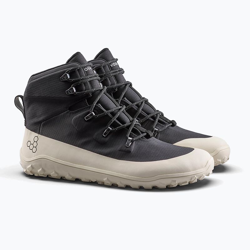 Pánské barefoot boty Vivobarefoot Tracker Textile At obsidian/white 10