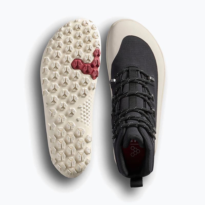Pánské barefoot boty Vivobarefoot Tracker Textile At obsidian/white 12