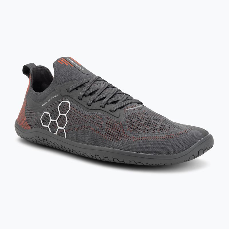 Pánské barefoot boty Vivobarefoot Primus Lite Knit obsidian/cherry tomato