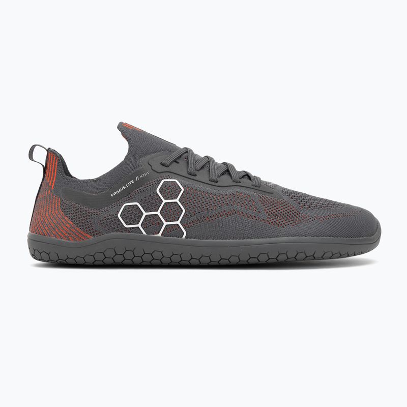 Pánské barefoot boty Vivobarefoot Primus Lite Knit obsidian/cherry tomato 2