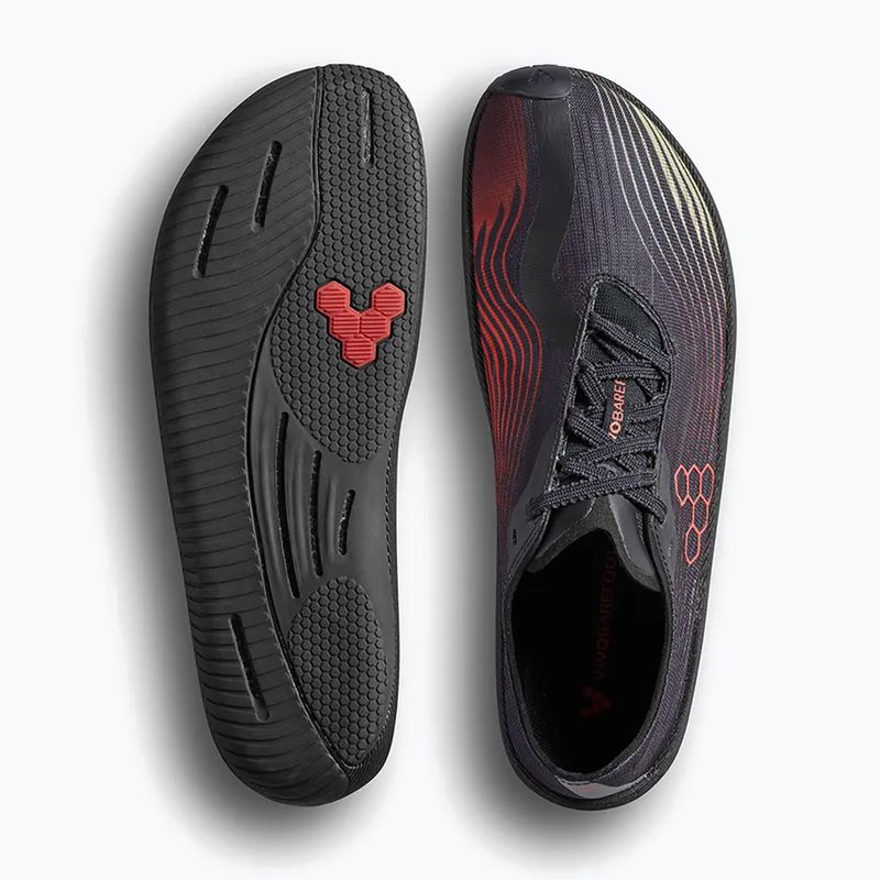 Pánské barefoot boty Vivobarefoot Primus Flow obsidian/cherry tomato 5