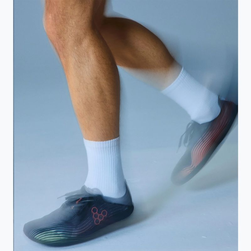 Pánské barefoot boty Vivobarefoot Primus Flow obsidian/cherry tomato 10