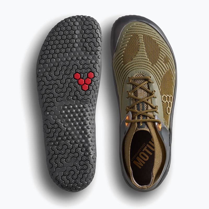 Pánské barefoot boty Vivobarefoot Motus Strenght II dark olive 6