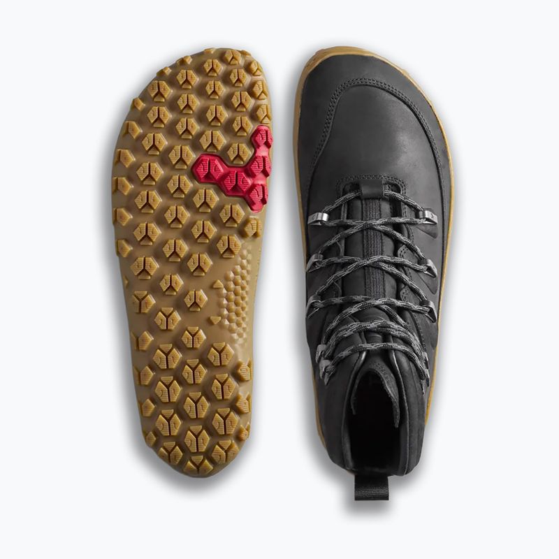 Pánské barefoot boty Vivobarefoot Tracker Leather obsidian 5