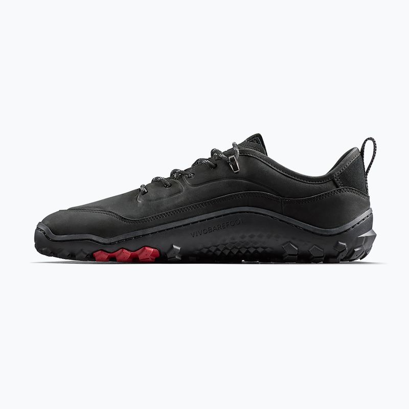Pánské barefoot boty Vivobarefoot Tracker Leather Low obsidian 2