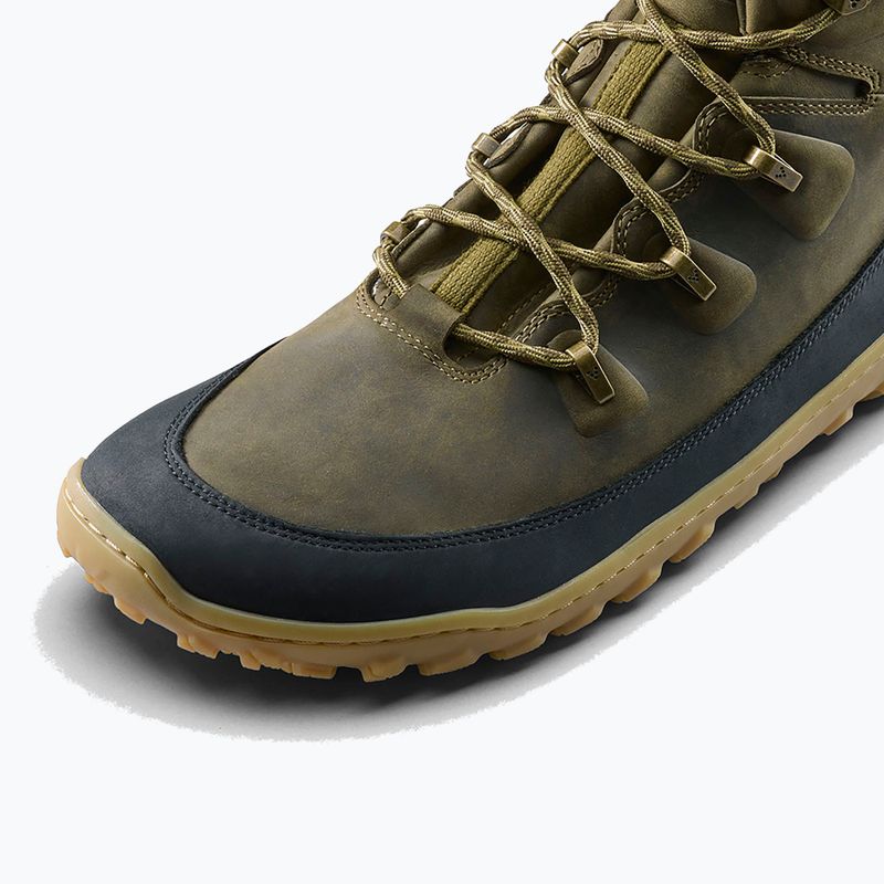 Pánské barefoot boty Vivobarefoot Tracker Leather dark olive 7