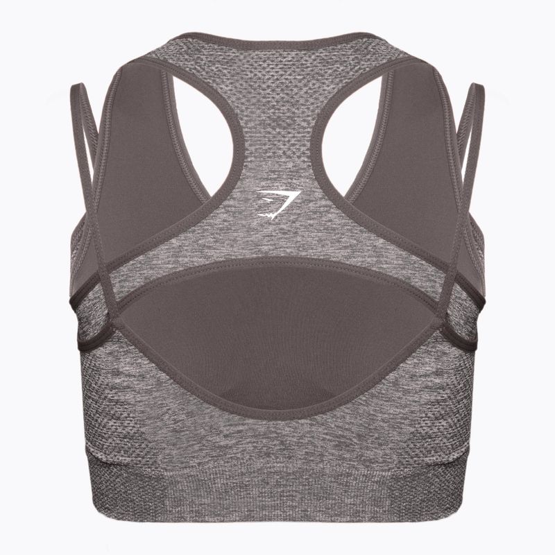 Fitness podprsenka  Gymshark Vital Rise Sports grey 2