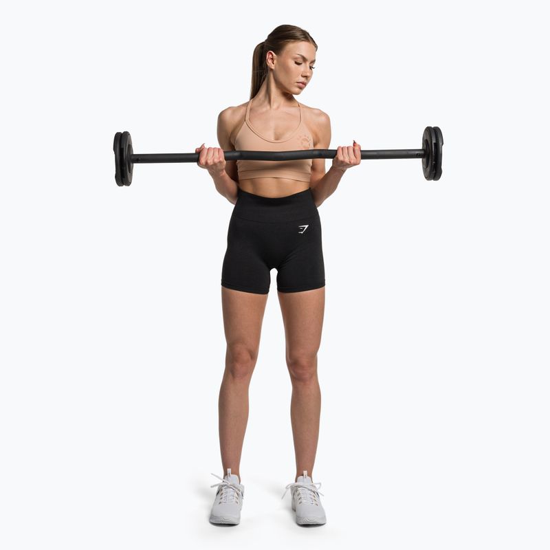 Dámské tréninkové šortky Gymshark Vital Seamless black marl 2