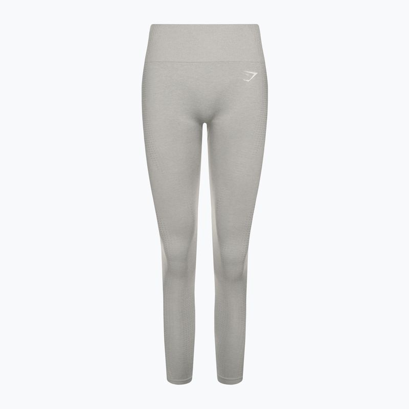 Dámské tréninkové legíny Gymshark Vital Seamless light grey marl 5