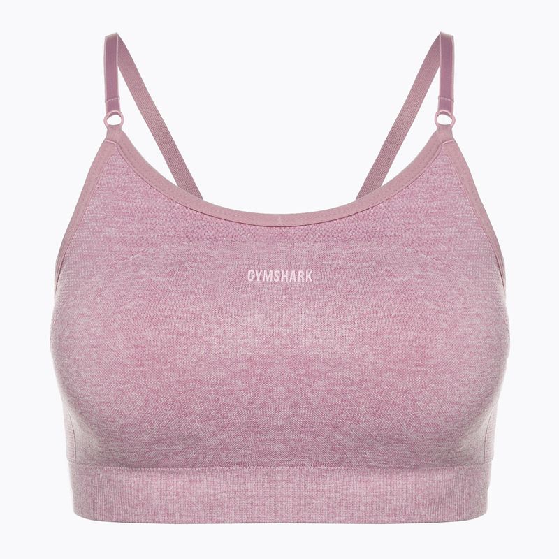 Gymshark Flex Strappy Sportovní fitness podprsenka fialová 5