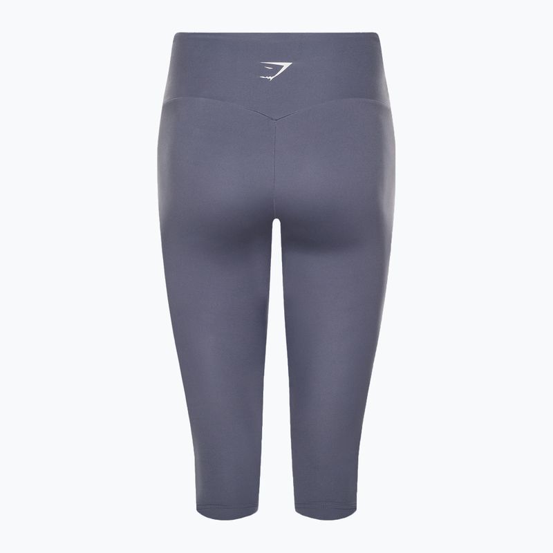 Dámské legíny Gymshark Training Cropped fialové 6