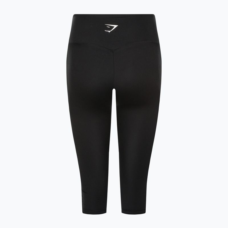 Dámské legíny Gymshark Training Cropped black/white 6