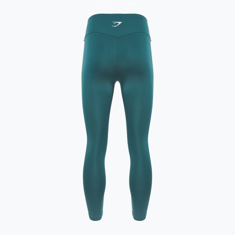 Dámské fitness legíny  Gymshark Training 7/8 teal 2