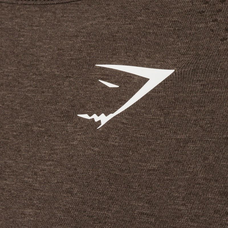 Dámský tréninkový top s dlouhým rukávem Gymshark Vital Seamless Top brown/white 8