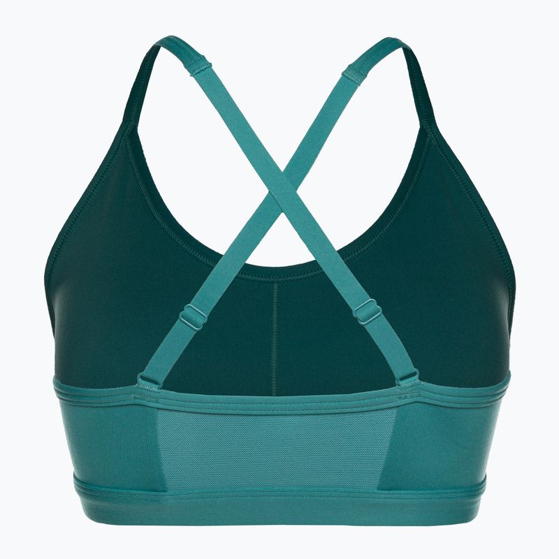 Gymshark Ruched Training Sports fauna teal fitness podprsenka 6