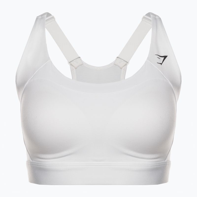 Gymshark Racer Back Training Sportovní fitness podprsenka bílá 6