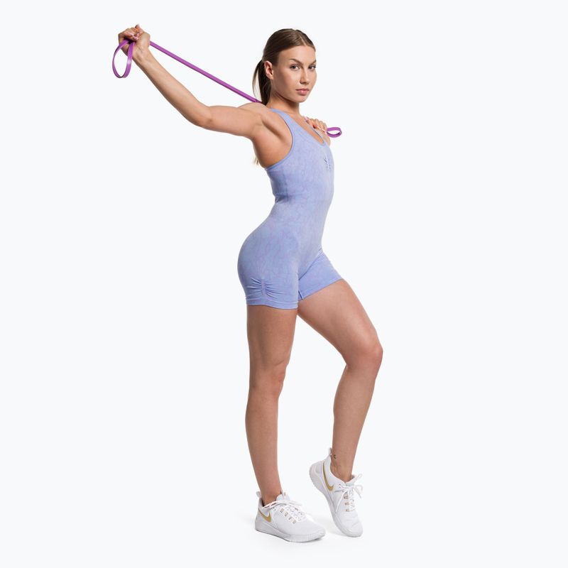 Gymshark Adapt Animal Butterfly fitness podprsenka alpská modrá/fialová/bílá 2