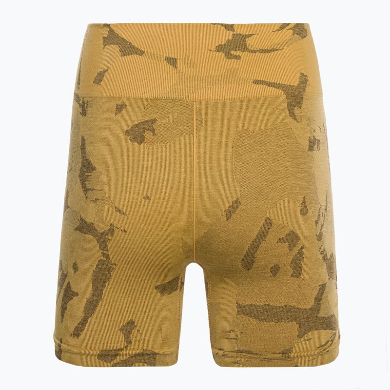 Dámské tréninkové šortky Gymshark Adapt Camo Savanna Seamless indian yellow 6