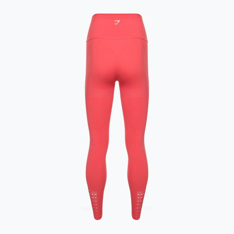 Dámské tréninkové legíny Gymshark Energy Seamless polka pink/white 6