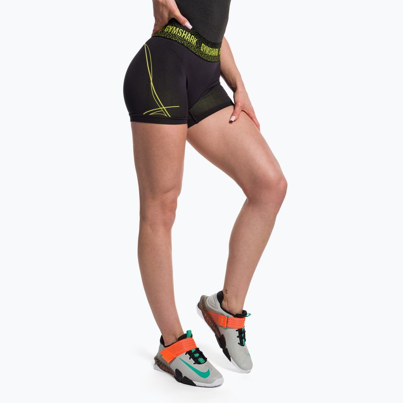 Dámské tréninkové šortky Gymshark Apex Seamless Low Rise green/black