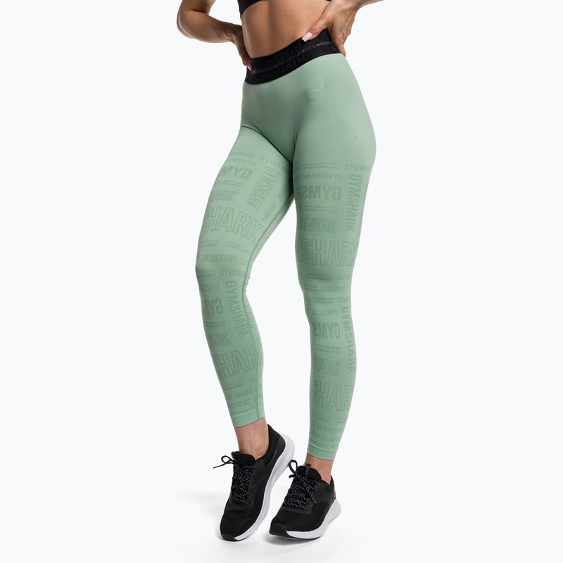 Dámské tréninkové legíny Gymshark Vision green/black