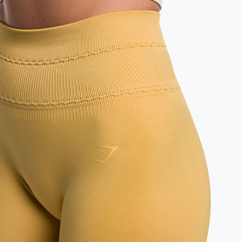 Dámské tréninkové legíny Gymshark Studio indian yellow 4