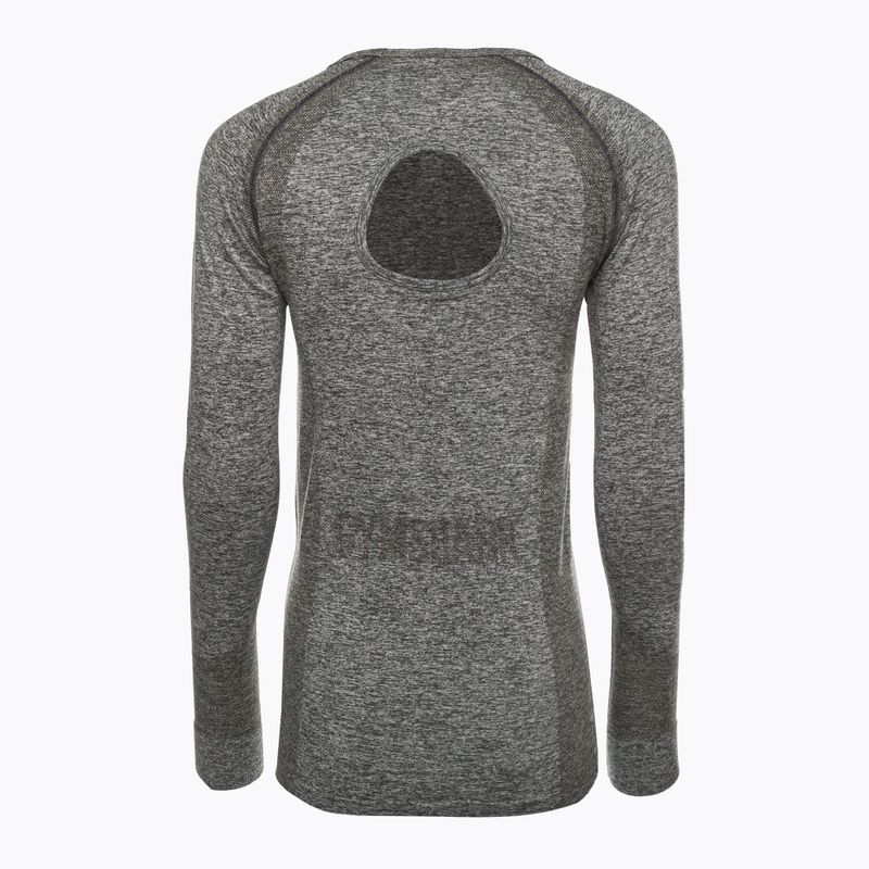 Dámský tréninkový top Gymshark Flex s dlouhým rukávem charcoal grey marl 7