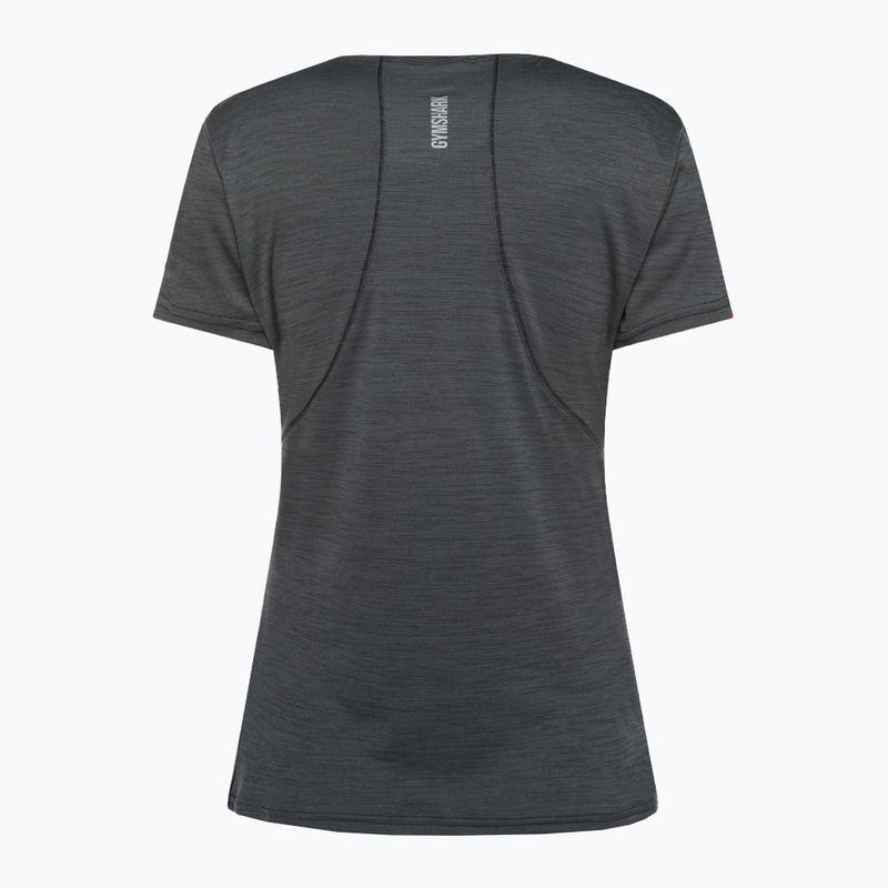 Dámské tréninkové tričko Gymshark Running Top SS dark/grey 6
