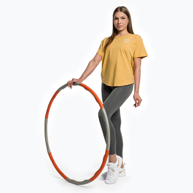 Dámské tréninkové tričko Gymshark GFX Legacy Tee žlutá/bílá 2