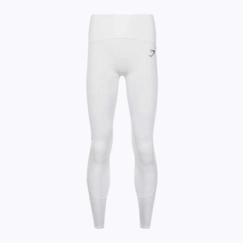 Dámské tréninkové legíny Gymshark Pulse white/blue 6
