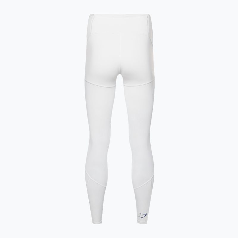 Dámské tréninkové legíny Gymshark Pulse white/blue 7