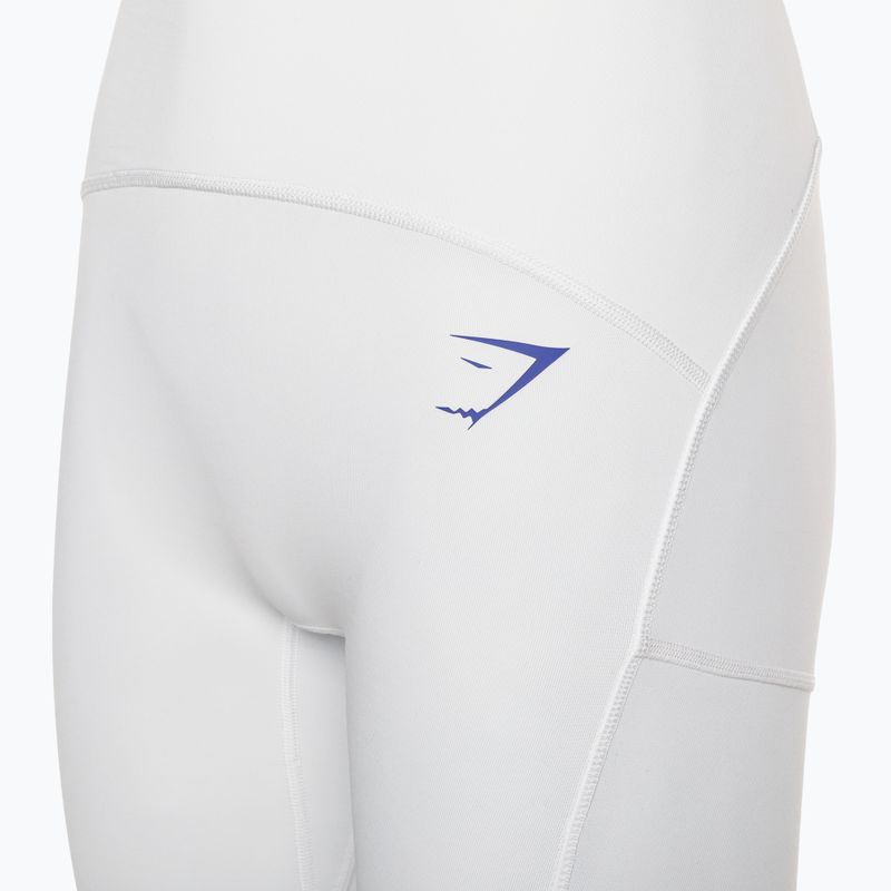 Dámské tréninkové legíny Gymshark Pulse white/blue 8