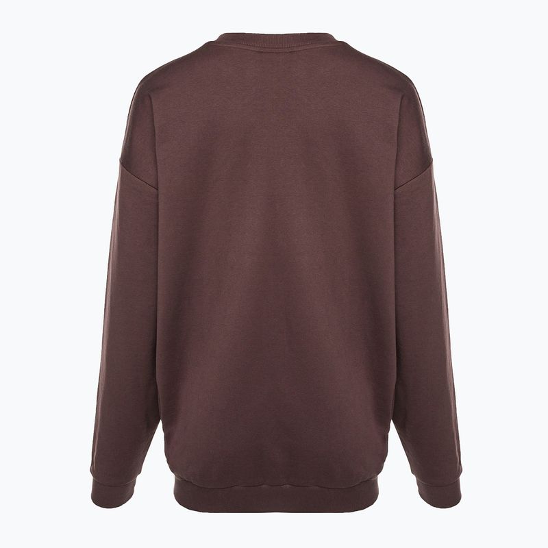 Dámská tréninková mikina Gymshark Gfx Gslc Oversized brown 6