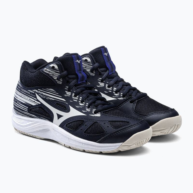 Dětská házenkářská obuv Mizuno Stealth Star Mid navy blue X1GC211502 5