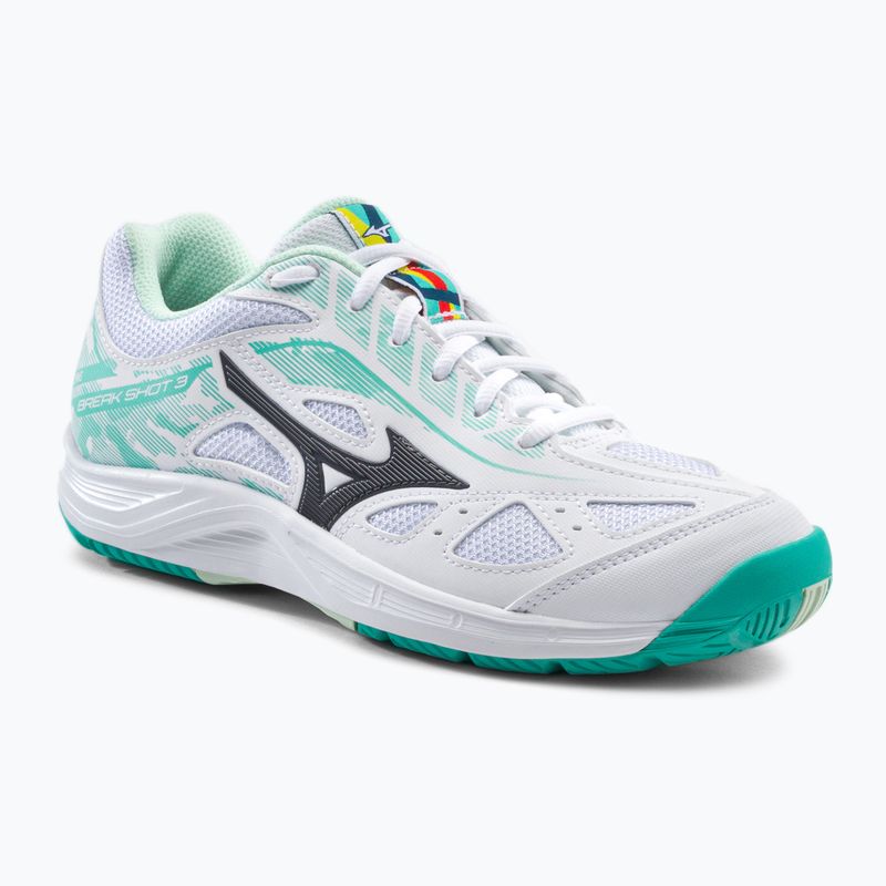 Dámská tenisová obuv Mizuno Break Shot 3 AC white and green 61GA212623